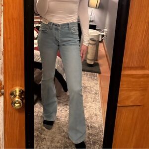 Abercrombie & Fitch Light Blue Flare Jeans